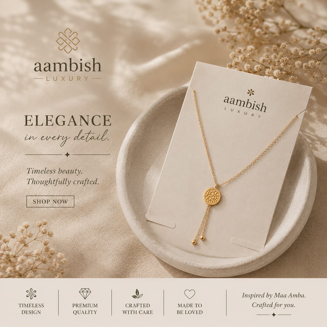 Mandala Tassel Necklace by aambish Jwelles