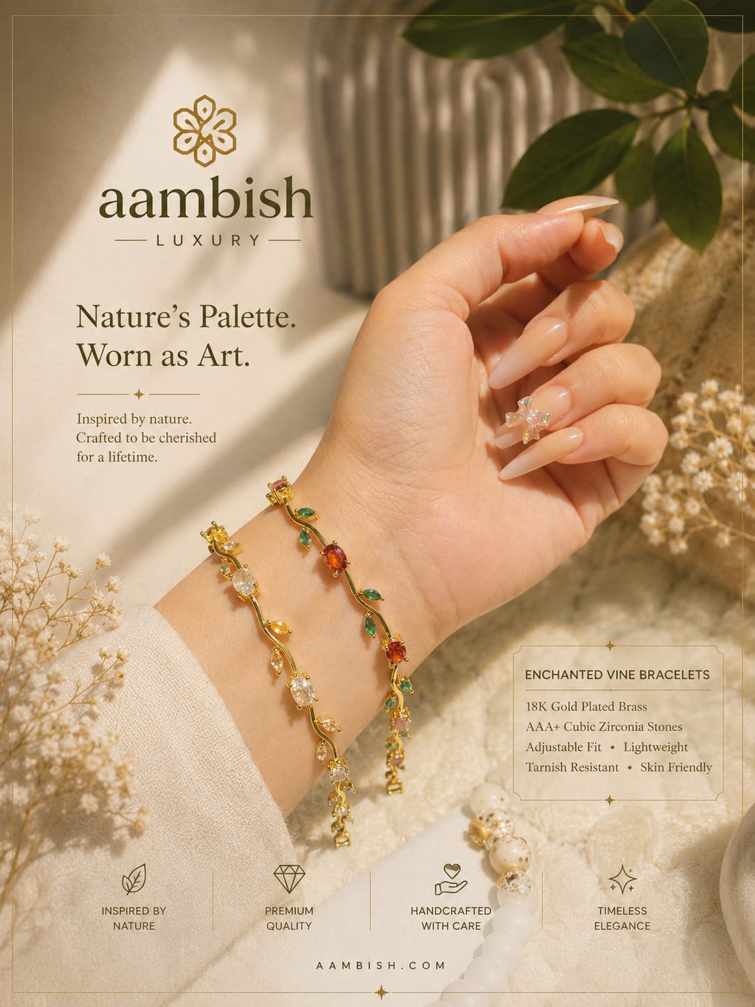 Enchanted Vine Bracelet by aambish Jwelles