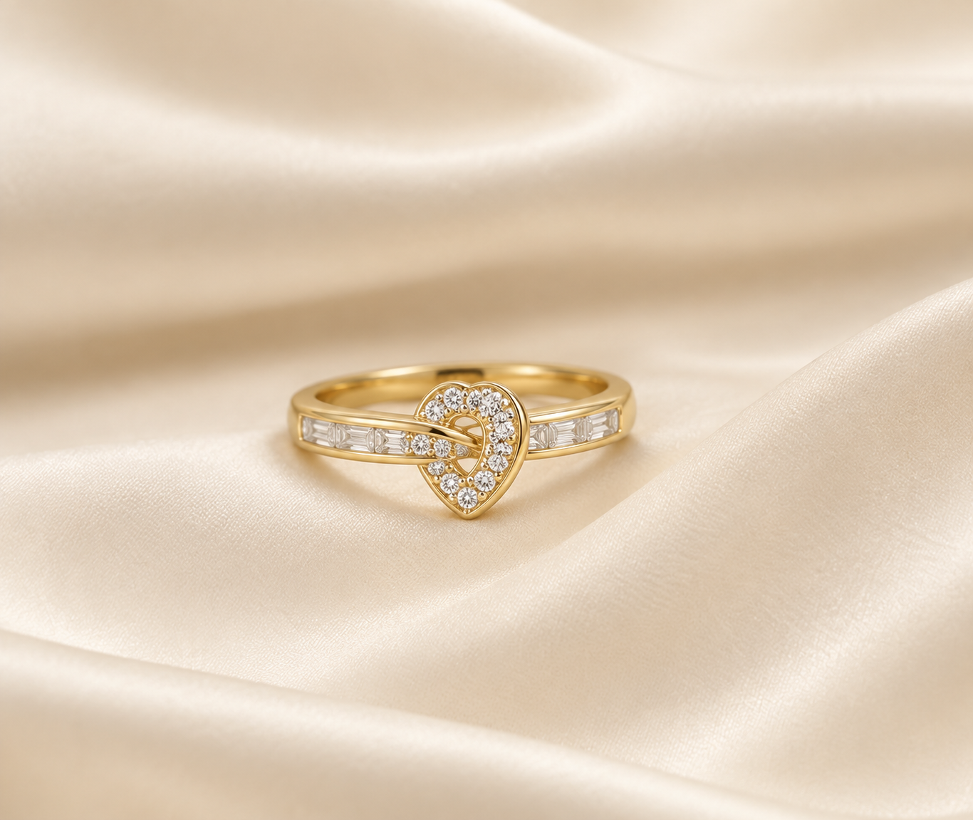 Heart Cluster Ring