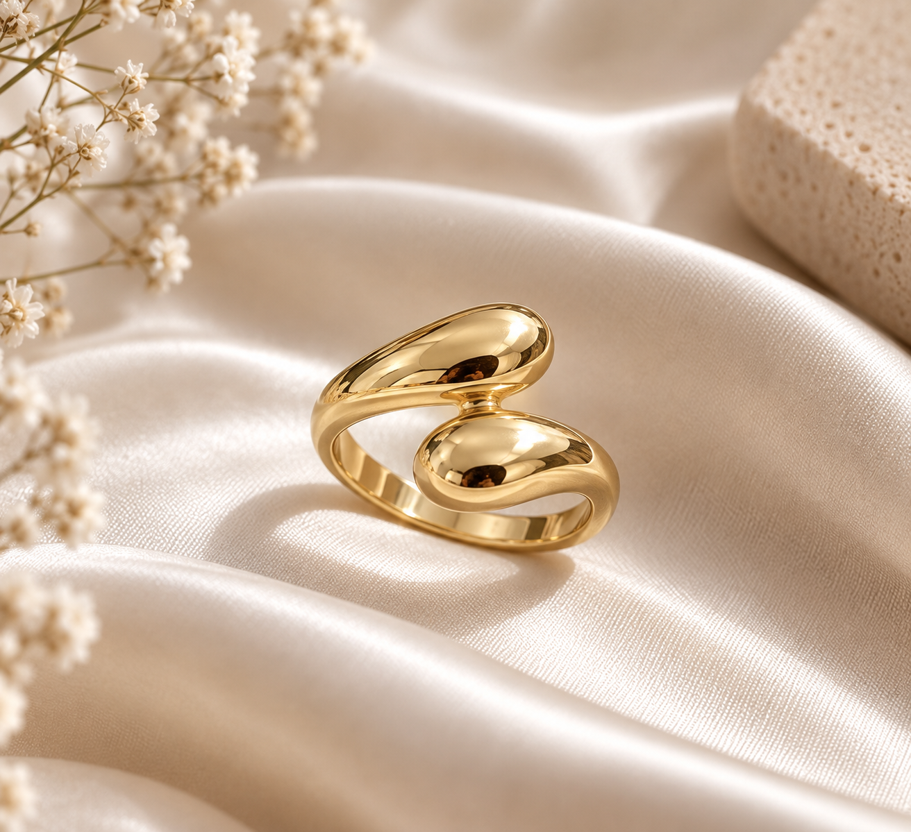 Aambish Twist Ring by aambish Jwelles