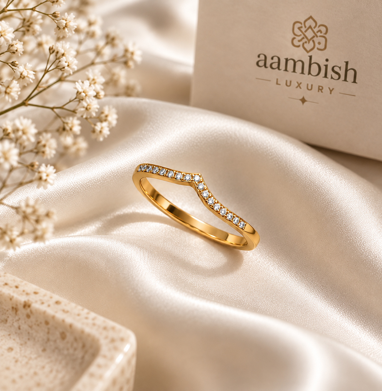 Everyday Aurelia Diamond Ring by aambish Jwelles