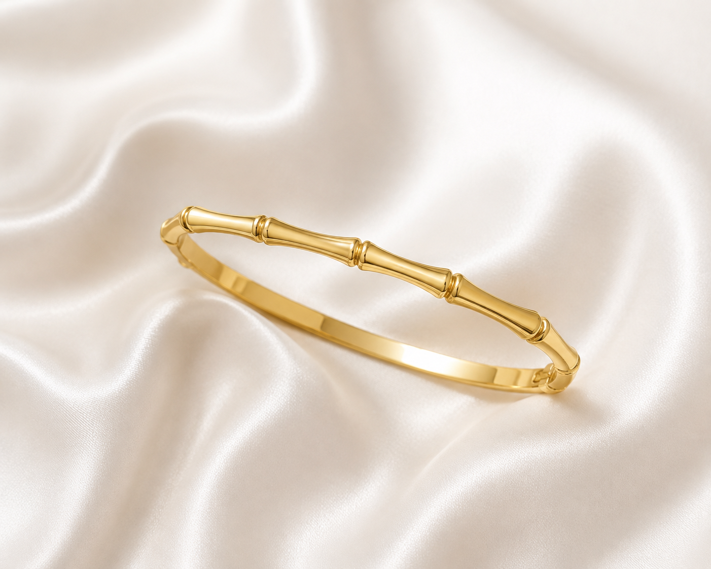 Aambish Bamboo Luxe Crystal Bracelet by aambish Jwelles